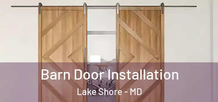  Barn Door Installation Lake Shore - MD