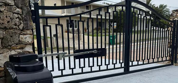 Swing Gate Opener with Keypad Lake Shore