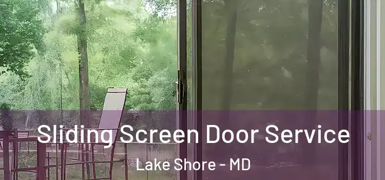  Sliding Screen Door Service Lake Shore - MD